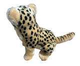 Cute Cheetah Cub Soft Plush Toy - Back View