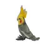 Grey Cockatiel Stuffed Animal Toy (Left Side)