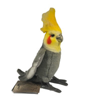 Grey Cockatiel Stuffed Animal Toy (Right Side)