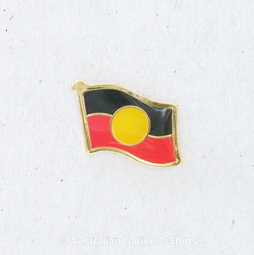 Aboriginal Flag Badge Hat Pin
