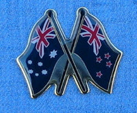 Australian Flag with New Zealand Flag Badge
