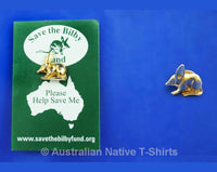 Australian Bilby Hat Lapel Pin (Carded)