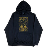 Ned Kelly Wanted Dead or Alive Hoodie (Black & Vegas Gold)