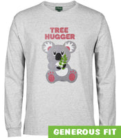 Tree Hugger Koala Longsleeve T-Shirt (Snow Marle)