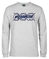 Dolphin Dreaming Longsleeve T-Shirt by Shannon Shaw (Snow Marle)