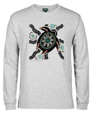 Turtle Nest Longsleeve T-Shirt by Shannon Shaw (Snow Marle)