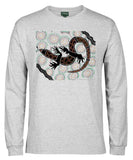 My Lizard Longsleeve T-Shirt by Shannon Shaw (Snow Marle)