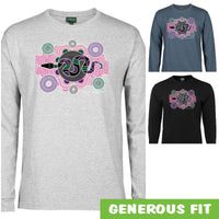 Serpent Longsleeve T-Shirt by Meleisa Cox (Various Colours)