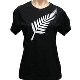 Silver Fern Ladies T-Shirt (Black)