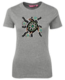 Turtle Nest Ladies T-Shirt (Grey) by Shannon Shaw