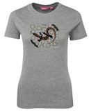 My Lizard Ladies T-Shirt (Grey) by Shannon Shaw