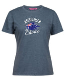 Australian By Choice Ladies Citizenship T-Shirt (Blue Marle)