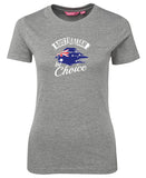 Australian By Choice Ladies Citizenship T-Shirt (Grey Marle)