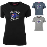Australian By Choice Ladies Citizenship T-Shirt (Various Colours)