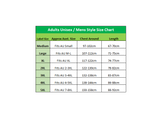 The Mountain Adults Size Chart