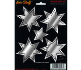 Southern Cross Chrome Car Sticker