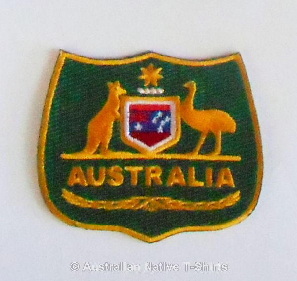 Australian Shield Iron On Woven Patch