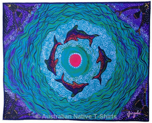 Dolphins Dreaming Aboriginal Art Print