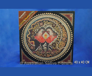 Milumanu Frill Neck Lizard Stretched Canvas Print