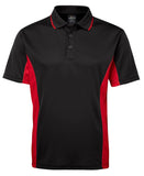 Acknowledgement of Country Aboriginal Flag Sports Polo - Front View