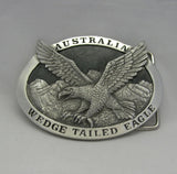 Australian Wedge Tailed Eagle Pewter Belt Buckle (Large)