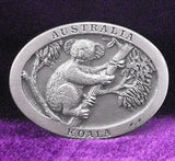 Koala Pewter Belt Buckle (Small)