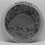 Echidna Pewter Drink Coaster