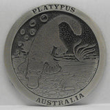 Platypus Pewter Drink Coaster