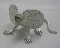 Frill Neck Lizard Pewter Figurine (Large)