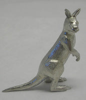 Australian Standing Kangaroo Pewter Figurine (Medium)