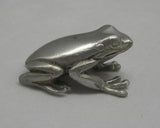 Green Frog Pewter Figurine (Large)