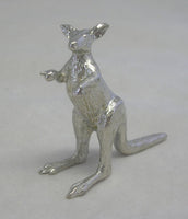 Standing Kangaroo Pewter Figurine (Small)