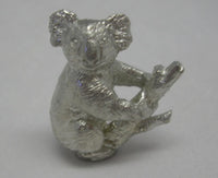 Koala On Branch Pewter Figurine (Small)