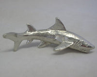 Great White Shark Pewter Figurine (Small)