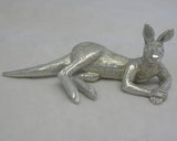 Laying Kangaroo Pewter Figurine (Small)