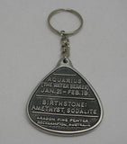 Zodiac Pewter Keyring (Choose Your Star Sign)