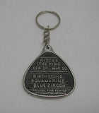 Zodiac Pewter Keyring (Choose Your Star Sign)