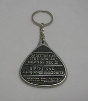 Zodiac Pewter Keyring (Choose Your Star Sign)