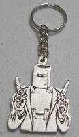 Ned Kelly Fine Pewter Keyring (Flat)