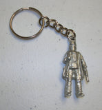 Ned Kelly Figurine Fine Pewter Keyring (3D)