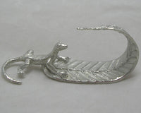 Goanna Pewter Napkin Holder