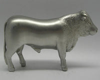 Hereford Bull Pewter Figurine (Heavy, Large)