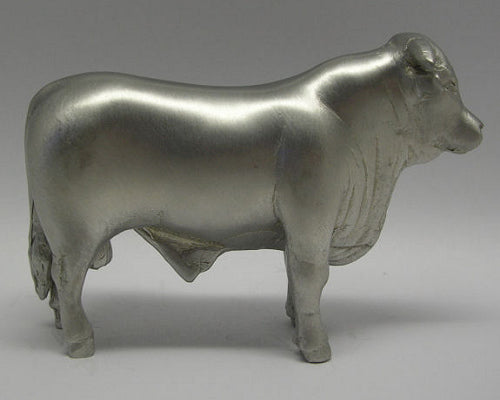 Santa Gertrudis Bull Pewter Figurine (Heavy, Large)