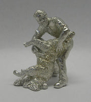 Australian Shearer Pewter Figurine (Large)