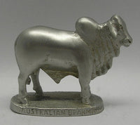 Brahman Bull On Base Pewter Figurine (Medium)