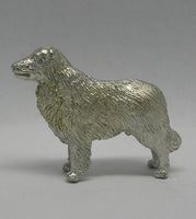 Border Collie Dog Pewter Figurine (Large)