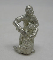 Sheep Shearer Pewter Figurine (Small)