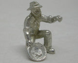 Gold Pan Miner Pewter Figurine (3.25cm)