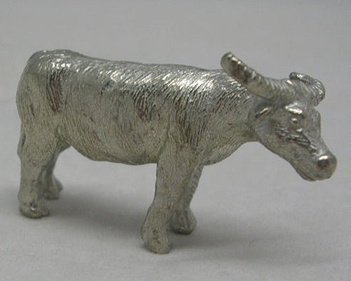 Buffalo (Head Up) Pewter Figurine (Small)