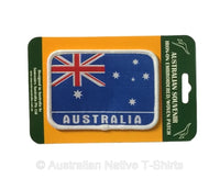 Australian Flag Rectangle Iron-on Patch